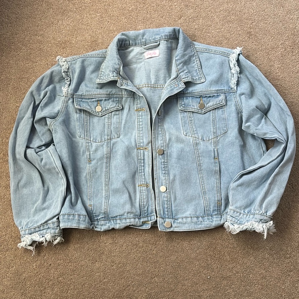Pink Lily Denim Jacket